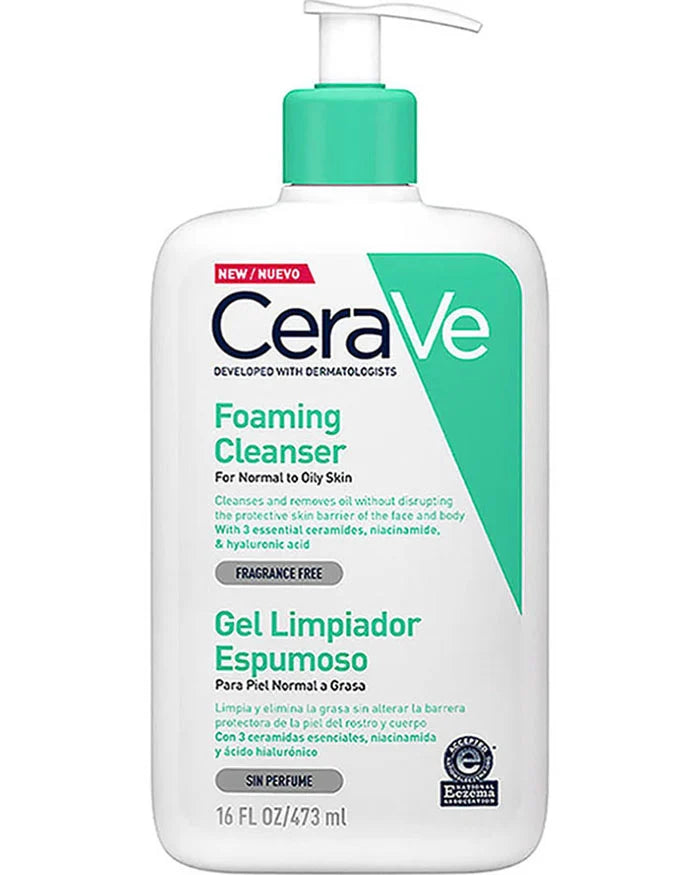Gel limpiador espumoso cerave 473 ml